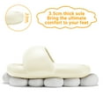 thumbnail image 2 of Pillow Slippers for Women Men Non-Slip Quick Drying Bathroom Shower Sandals Thick Sole Cloud Slides Indoor & Outdoor, 2 of 7