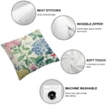 thumbnail image 4 of Acheng Blue Hydrangea Pillow Covers Set of 2 Spring Summer Floral Throw Pillows Cover Flowers and Butterflies Pillowcase for Couch Sofa Living Room Patio White, 4 of 6