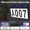 thumbnail image 3 of House Number for Outside, Solar Address Sign for Yard with Stakes, Solar Address Plaque with Numbers for House - Style:Style 1;, 3 of 6