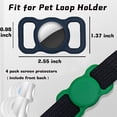 thumbnail image 3 of Airtag Location Tracker Silicone Protective Cover, No Need to Worry About Pets Getting Lost, Washable Silicone Material, a Variety of Colors, 3 of 9