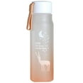 thumbnail image 2 of Clearance Glass&Bottle under $7 560ml Gradient Frosted Plastic Water Bottle Wide Mouth Leak Proof Water Cup Portable Space Cup, 2 of 7