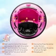 thumbnail image 2 of 12V Kids Electric Bumper Car with Remote Control - 360 Degree Spin Ride-on Toy with Joysticks & Music - Toddler Battery-Powered Ride-on for Boys & Girls - White, Blue & Pink, 2 of 8