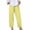 Yellow, variant on UAMVSH Women Plus Size Cotton Linen Pants Soft Straight Leg Summer Fall Pants Lightweight Daily Casual Drawstring Pants with Pockets(X-Large,Yellow)