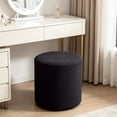 thumbnail image 6 of Full Coverage Waterproof Round Stool Cover Stretch Ottoman Slipcover for Vanity Chair and Dressing Room, Practical Gift for Home Protection and Style Upgrade with Washable Fabric, 6 of 6