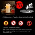 thumbnail image 5 of Velas LED, Velas Parpadeantes Sin Llama, Velas Recargables, Velas de Real con Control Remoto, 12,5 Cm, 5 of 5
