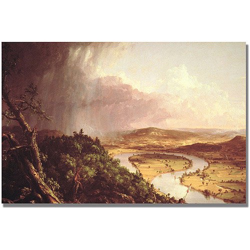 Trademark Fine Art "The Oxbow" Canvas Art by Thomas Cole