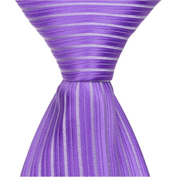 Matching Tie Guy 2541 L5 - 9.5 in. Zipper Necktie - Purple- 6 to 18 Month