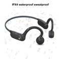 thumbnail image 4 of Auriculares inalámbricos de conducción ósea Recargable Deportes Oreja abierta Gancho para la oreja Caminar al aire libre Auriculares portátiles con batería incorporada Negro Inevent EL005063-01B, 4 of 7