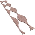 thumbnail image 6 of Ekena Millwork 94"H x 3/8"T Ozark Adjustable Wood Decorative Slat Wall Panel Kit, Walnut (contains 8 Slats + 1 Straight Edge Starter Slat), 6 of 16