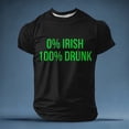 thumbnail image 2 of Mens Shirts St Patricks Day Casual Short Sleeve Comfortable Breathable Summer Crew Neck Basic Tee, 2 of 3