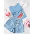 thumbnail image 3 of Buon Ferragosto Fresh Watermelon T-Shirt Toddler -Image by Shutterstock,  2 Toddler, 3 of 4
