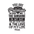 thumbnail image 1 of You Are Precious In Every Way Endearing Irreplaceable Important Wall Art Sticker Designs Vinyl Stickers For Home House Walls Rooms Windows Bedroom Decoration Size (28x28 inch), 1 of 3