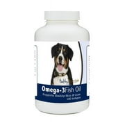 Healthy Breeds 840235185420 Entlebucher Mountain Dog Omega-3 Fish Oil Softgels, 180 Count