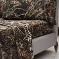thumbnail image 3 of Realtree Max 4 Camo Bedding Queen Sheet Set Polycotton Fabric, Super Soft, Easy Care Percale Weave 4 Pcs Sheet Sets for Bedroom, Hunting & Outdoor Camouflage Bedding - Queen, 3 of 3