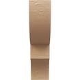 thumbnail image 2 of Ekena Millwork 3"W x 8"D x 12"H Ridgewood Rough Cedar Woodgrain TimberThane Knee Brace, Primed, 2 of 6