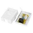 thumbnail image 2 of HLONK 2 Pcs RJ45-8P8C CAT6 Boîtier de Jonction d'Information de Bureau Monté en Surface pour Réseaux à Port Unique, 2 of 7