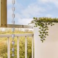 thumbnail image 6 of figatia Cup Rain Chain Gutter Chain Ornament Hanging, Iron Art Rainwater Catcher Water Diverter for Garden, House, Outdoor Home Decor, 6 of 8