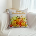 thumbnail image 6 of Qocolhg Fall Pillow Covers 17.7x17.7 Inch Pumpkin Throw Pillow Covers Square Polyester Pillowcase Halloween Decor Pillow Covers Seasonal Autumn Thanksgiving Harvest Decoration for Home Sofa Couch, 6 of 7