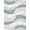 Blue Ivory Seafoam, Pattern 1, variant on ODIKA Neutral Grey Ocean Inspired Gradient Flowing Shapes Beige Plush Pet Friendly & Kids Safe Play for Playroom, Bedroom, Reading Nook