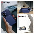 thumbnail image 5 of Allytechgroup Slim Fit for Samsung Galaxy S25 Case, Protective PU Leather Wallet Cover with Card Holder RFID Blocking Back Case Shockprooof Back Cover for Samsung Galaxy S25, Darkblue, 5 of 7