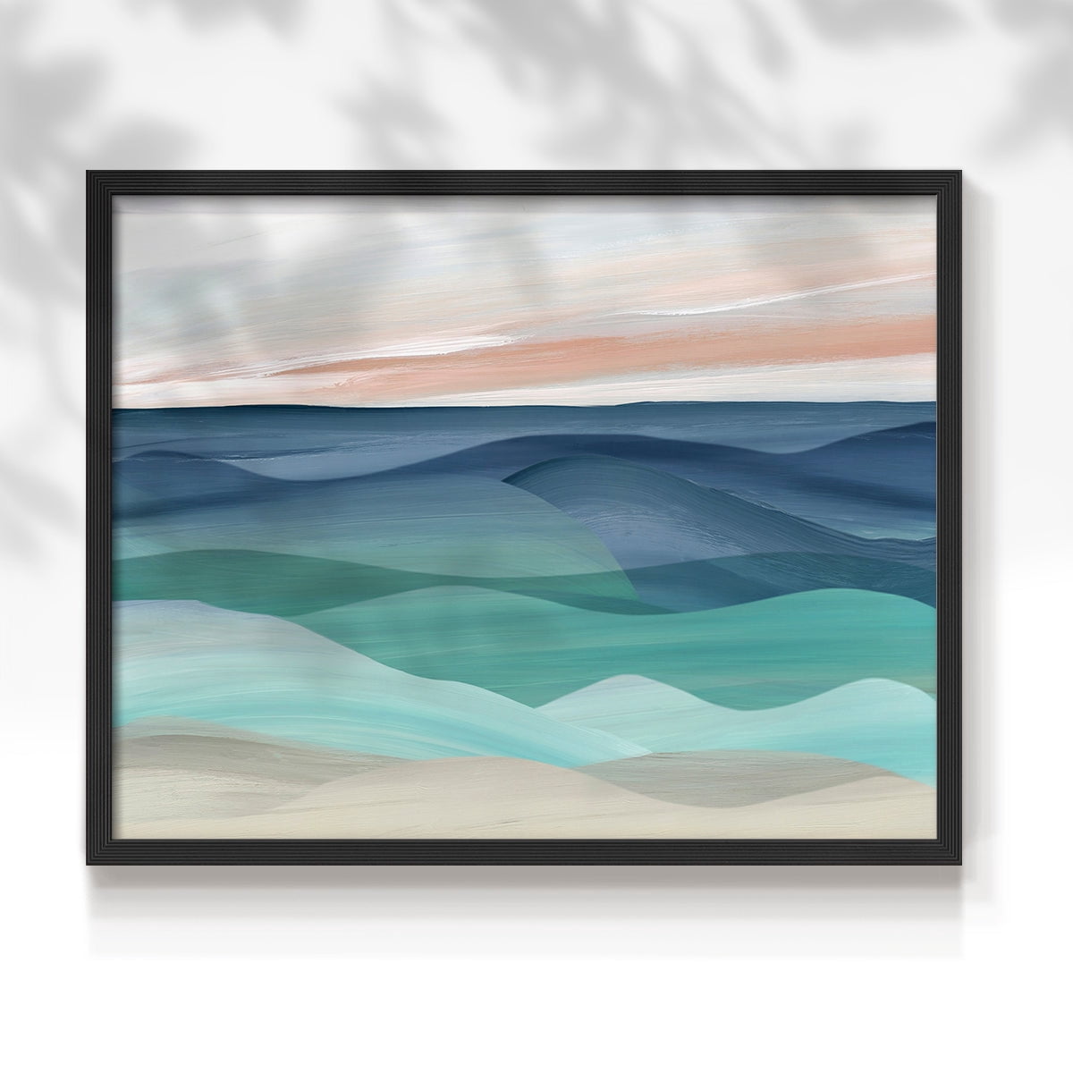 Shifting Seas by Carol Robinson - Restickable Framed Giclée Print