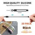 thumbnail image 3 of [Bridas para cables] Bridas de silicona UMUST reutilizables de 4.2 pulgadas, paquete de 20, 3 of 7