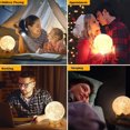 thumbnail image 5 of Iluminación Moon Light 16 colores LED con soporte de madera y control remoto/táctil y USB recargable Zhivalor CPB-ZRF678-1, 5 of 5