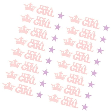 BALAHAPY Confetti Decor for Table Decoration and Enhancement at Infant Gender Reveal Parties