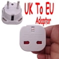 thumbnail image 2 of UK To EU Euro Europe European Travel Adaptor Plug 2 in 1 Adapter Precision Electric Screwdriver, 2 of 5