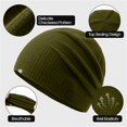 thumbnail image 6 of MEICHEN Fashion Beanie Hat for Men Solid Color Winter Warm Skull Cap Outdoor Skiing Running Bomber Hat, 6 of 6
