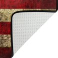 thumbnail image 4 of FREEAM Vintage Retro American Flag Non Slip Area Rug for Living Dinning Room Bedroom Kitchen, 4' x 6'(48 x 72 Inch), USA Flag Star and Stripe Nursery Rug Floor Carpet, 4 of 6
