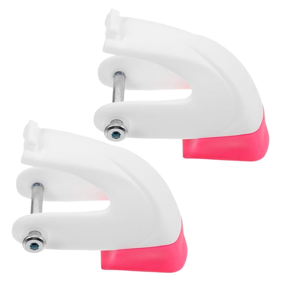 ROSENICE 2Pcs Multi Inline Skate Brake for Skates Roller with Rubber and Stainless Steel Safety and Stability 8.5x8x4in