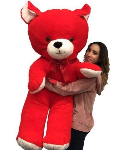 giant red teddy bear