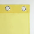 thumbnail image 3 of No. 918 Calypso Voile Sheer Grommet Curtain Panel, 59"x63", Lemon Yellow, 3 of 5