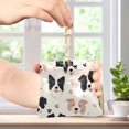 thumbnail image 4 of PU Leather Coin Purse Wallet Compact Water-Resistant Card Cases Money Organizers Dog Head and Paw Prints, 4 of 7