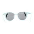 thumbnail image 4 of Girls Plastic Unicorn Charm Thin Plastic Round Horn Rim Sunglasses Blue, 4 of 4