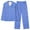 Blue, variant on Cavosen Womens Two Piece Lounge Set with Pocket Button Up 2 Piece Pajamas Sets Long Pants Long Sleeve Sleepshirts Nightwear Homewear Lightweight Comfy Sleepwear Fall Winter Clothes