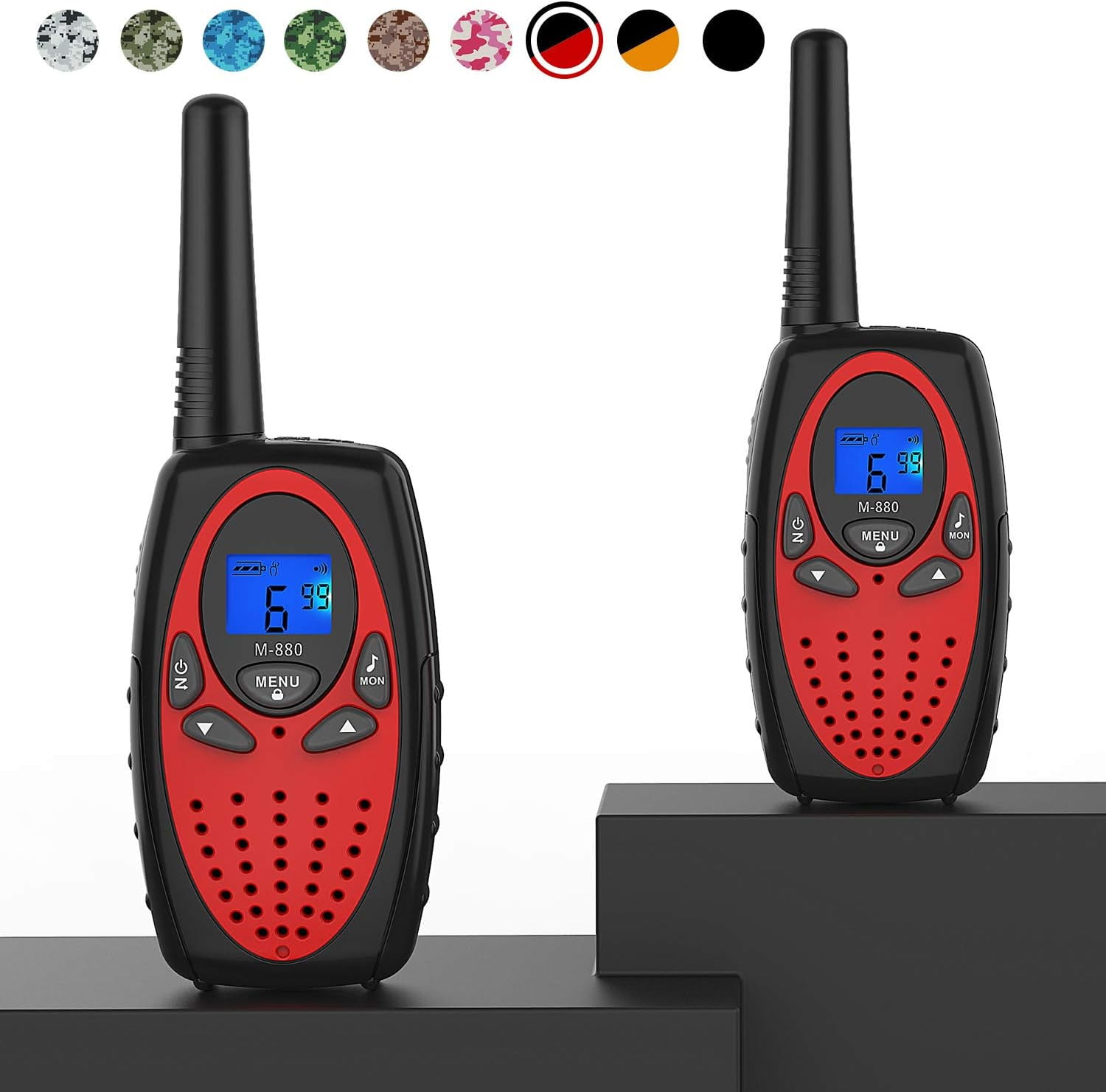 M880 FRS Long Range Walkie Talkies for Adults with VOX, 22 M880 FRS Long Range Walkie Talkies for Adults with VOX, 22