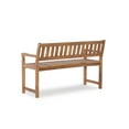 thumbnail image 6 of Linon Crosscreek Mid-Back Acacia Outdoor Bench, Acorn, 6 of 8