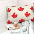 thumbnail image 4 of Sikiie Happy Canada Day Pillow Covers, Throw Pillow Case Cushion Covers,Cushion for Bedroom,Couch,Home-14"x20", 4 of 6