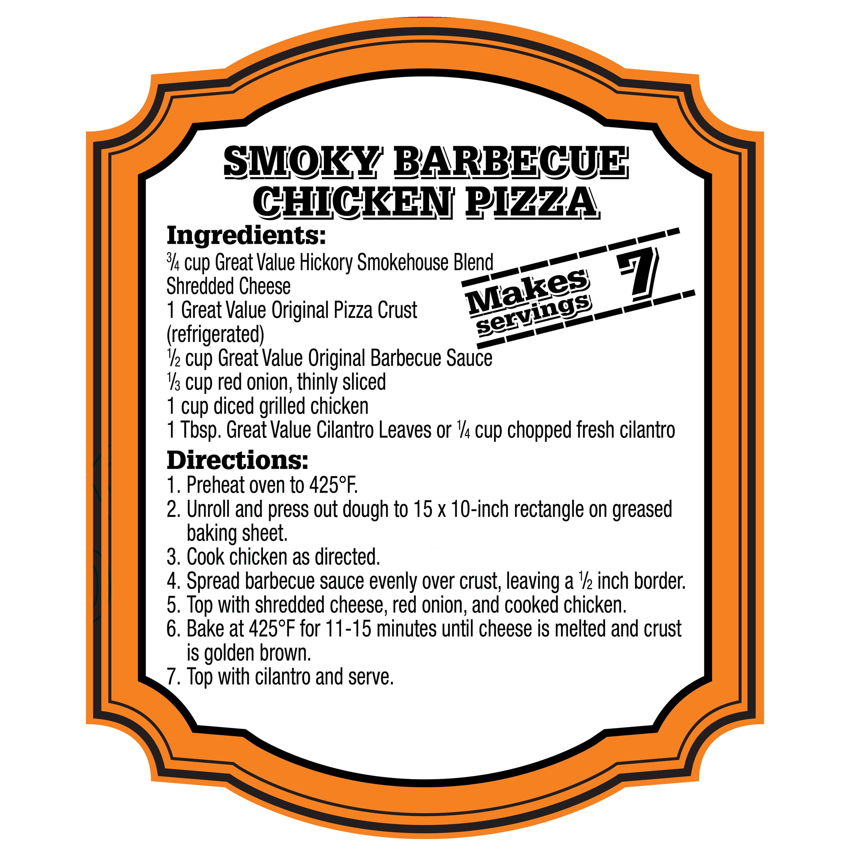 Great Value Limited Edition Hickory Smokehouse Blend Shredded Cheese, 7 oz