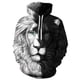 thumbnail image 4 of 2024 Nueva sudadera con capucha para hombre, moda, estampado 3D de animales, jersey de hip hop callejero, sudadera fina de manga larga para niños, talla grande europea, 4 of 5