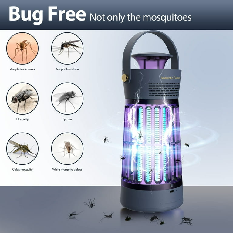 Inhalation Type Electric Shock Mosquito Killer Lamp Household Bedroom Trapping Insect Light Catalyst Silent Electronic Mosquito Killer