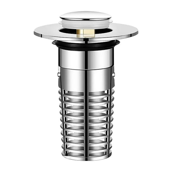 Tainini Up Bathroom Sink Stopper, Bathroom Drain Stopper for 1.2in to1.5in Basin Drain Holes