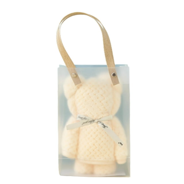 Ingenious Warp Knitted Pineapple Reseau Towel Gift Bear Towel High Density Fleece Gift INS Style