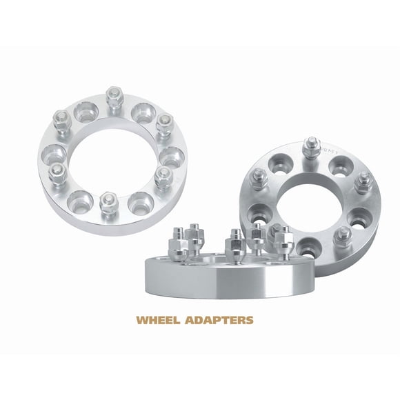 Topline Parts Wheel Adapter C125-5550-5500 Hub Centric; 1/2 Inch x 20 Thread Size Studs; 87.10 Millimeter Center Bore; 1-1/4 Inch Thick; Aluminum