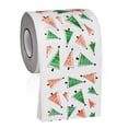 thumbnail image 1 of Decoraciones navideñas de papel higiénico, regalos de papel higiénico con patrón de árbol de Navidad de colores, regalos navideños, servilletas de tejido divertidas, 1 of 5