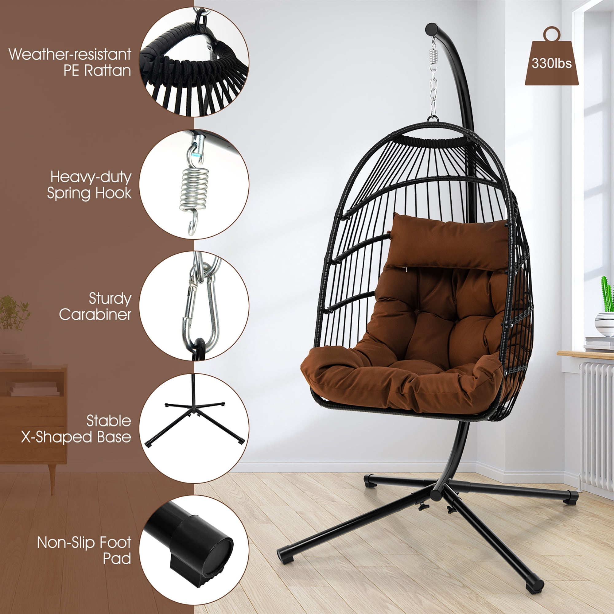 Non hanging egg chair hotsell