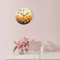 thumbnail image 3 of 10 Inch Wall Clock Battery Operated Silent Clock Decorative for Office, Kitchen, Outdoor, Living Room，Oil Painting Colorful Spring Rural Landscape Cute Art, 3 of 4