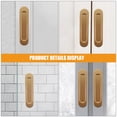 thumbnail image 3 of Luxshiny 4pcs Stick On Door Handle Shower Sliding Door Handle Aluminum Alloy for DIY Projects, 3 of 7